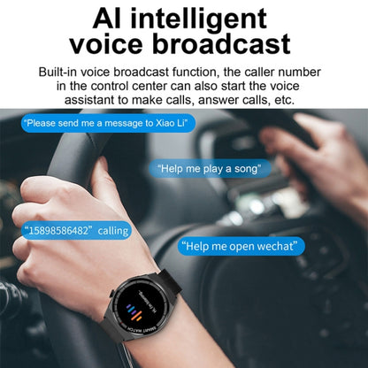 GT3 Smart Bracelet, 1.5 inch Smart Watch, Bluetooth Call / Heart Rate / Blood Pressure / Blood Oxygen(White) by buy2fix