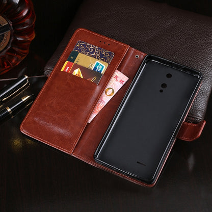 For Ulefone Note 8P idewei Crazy Horse Texture Horizontal Flip Leather Case with Holder & Card Slots & Wallet(Black) by idewei