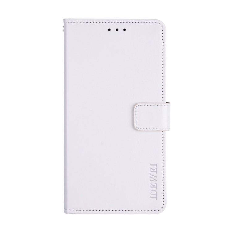 For Ulefone Note 8P idewei Crazy Horse Texture Horizontal Flip Leather Case with Holder & Card Slots & Wallet(White) - Ulefone Cases by idewei | Online Shopping UK | buy2fix