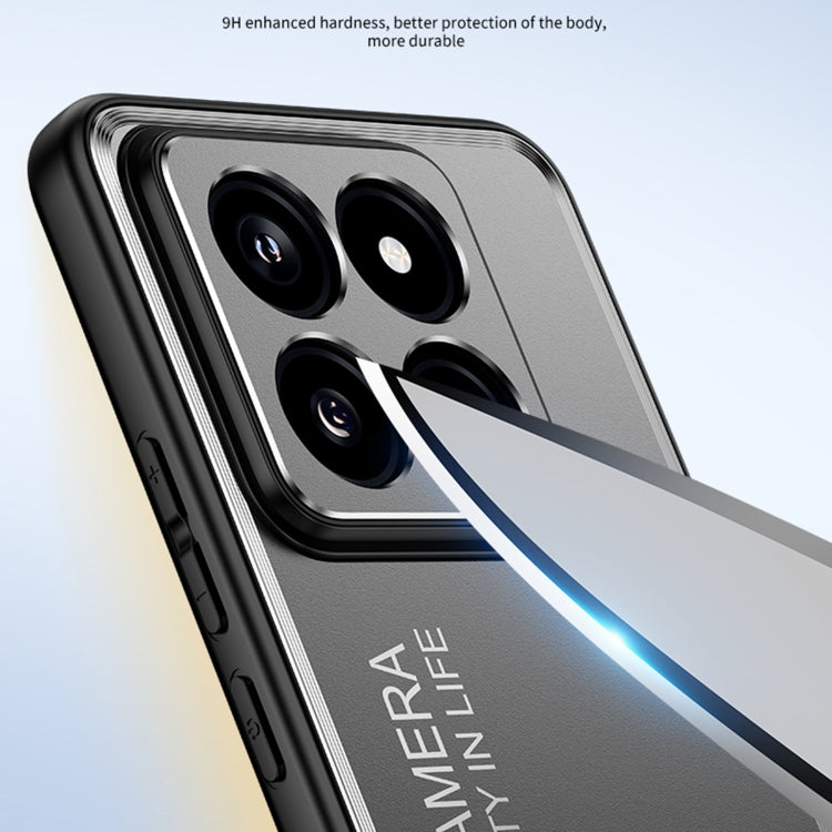 For Xiaomi 14 Frosted Metal Phone Case(Black) by buy2fix