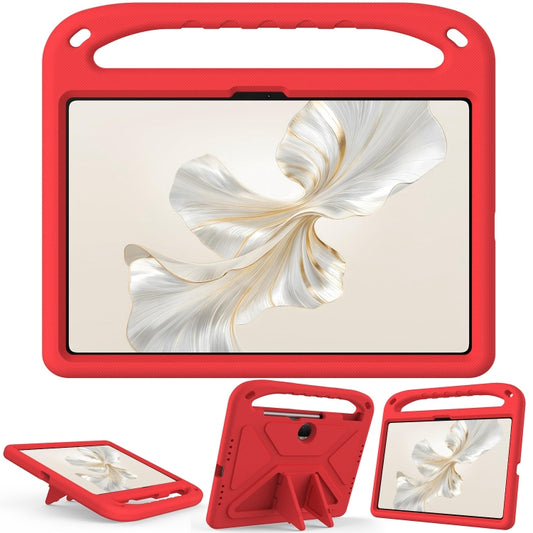 For Honor Pad 9 Handle EVA Shockproof Tablet Case with Holder(Red) - Honor by buy2fix | Online Shopping UK | buy2fix