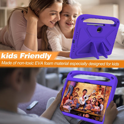 For Honor Pad 9 Handle EVA Shockproof Tablet Case with Holder(Purple) - Honor by buy2fix | Online Shopping UK | buy2fix