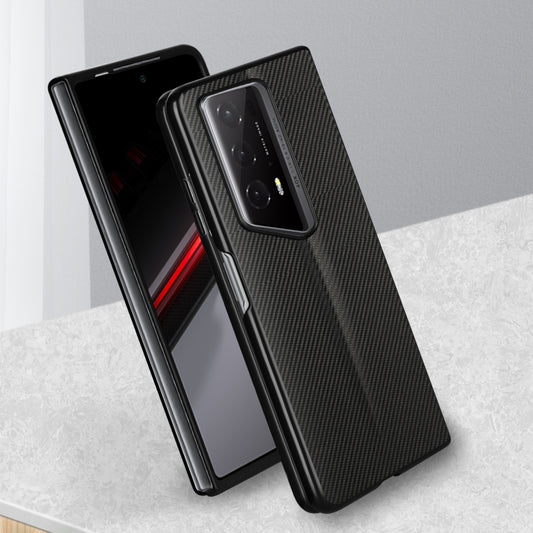 For Honor Magic V2 RSR Porsche Design ViLi TC Series Kevlar Carbon Fiber Texture Phone Case(Black) - Honor Cases by ViLi | Online Shopping UK | buy2fix