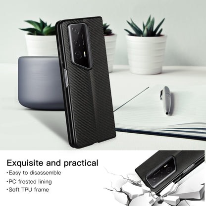 For Honor Magic V2 RSR Porsche Design ViLi TC Series Kevlar Carbon Fiber Texture Phone Case(Black) - Honor Cases by ViLi | Online Shopping UK | buy2fix