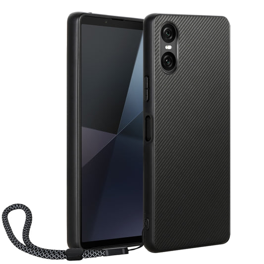 For Sony Xperia 10 VI ViLi TC Series Kevlar Carbon Fiber Texture Phone Case(Black) - Sony Cases by ViLi | Online Shopping UK | buy2fix