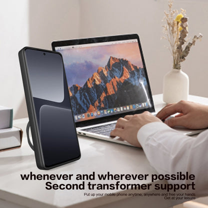 For Tecno Spark 10 Pro 4G CD Texture Sliding Camshield Magnetic Holder Phone Case(Blue) by buy2fix