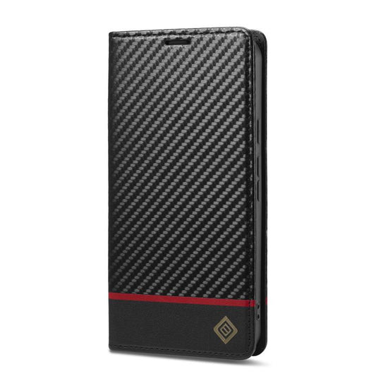 For Google Pixel 10 / 10 Pro LC.IMEEKE Carbon Fiber Leather Phone Case(Horizontal Black) - Google Cases by LC.IMEEKE | Online Shopping UK | buy2fix