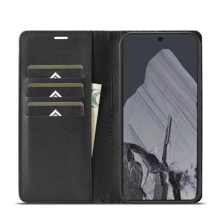 For Google Pixel 10 / 10 Pro LC.IMEEKE Carbon Fiber Leather Phone Case(Horizontal Black) - Google Cases by LC.IMEEKE | Online Shopping UK | buy2fix