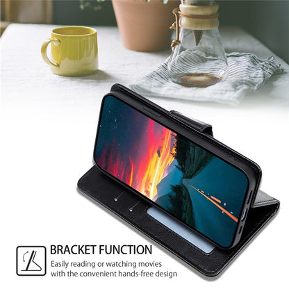 For Motorola Moto G Play 4G 2024 Crystal Texture Leather Phone Case(Black) by buy2fix