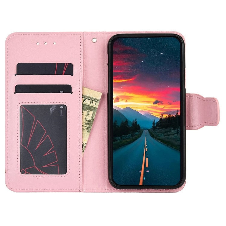 For Motorola Edge 5G 2024 Crystal Texture Leather Phone Case(Pink) by buy2fix