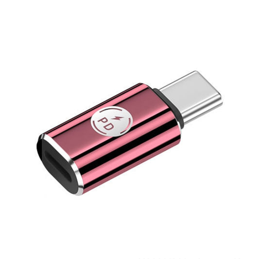 PD27W USB-C / Type-C to 8 Pin Adapter(Rose Red) by buy2fix