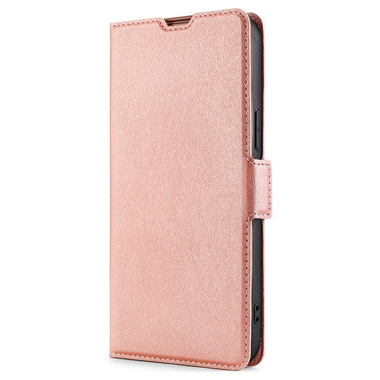 For Motorola Edge 5G 2024 Ultra-thin Voltage Side Buckle Horizontal Flip Leather Phone Case(Rose Gold) by buy2fix