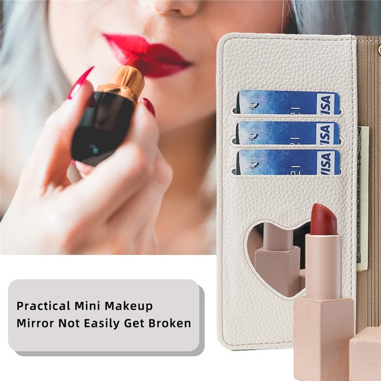 For Motorola Edge 5G 2024 Crossbody Litchi Texture Leather Phone Case(White) by buy2fix