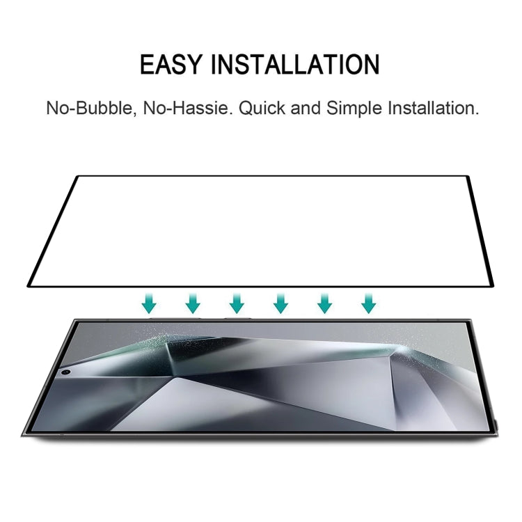 For Samsung Galaxy S25 Ultra 5G Full Glue Screen Tempered Glass Film, Support Fingerprint Unlocking by buy2fix
