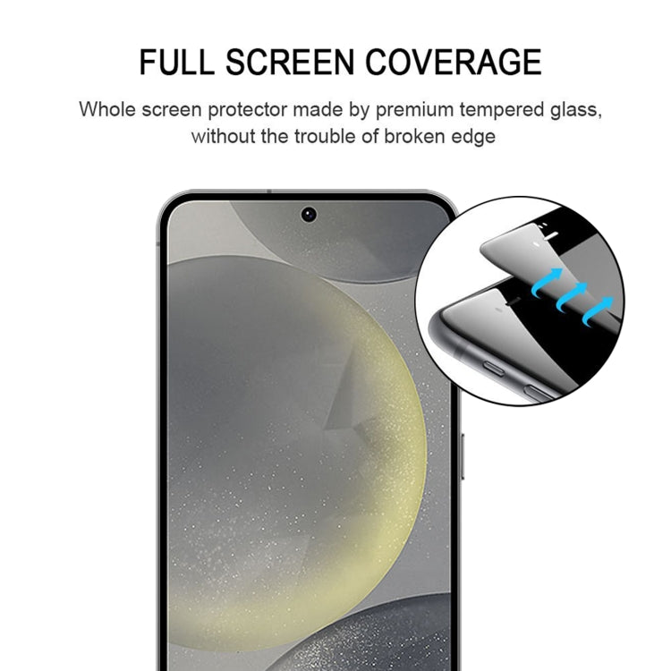 For Samsung Galaxy S25+ 5G 25pcs Full Glue Screen Tempered Glass Film, Support Fingerprint Unlocking by buy2fix