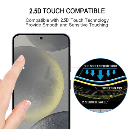 For Samsung Galaxy S25+ 5G 25pcs Full Glue Screen Tempered Glass Film, Support Fingerprint Unlocking by buy2fix