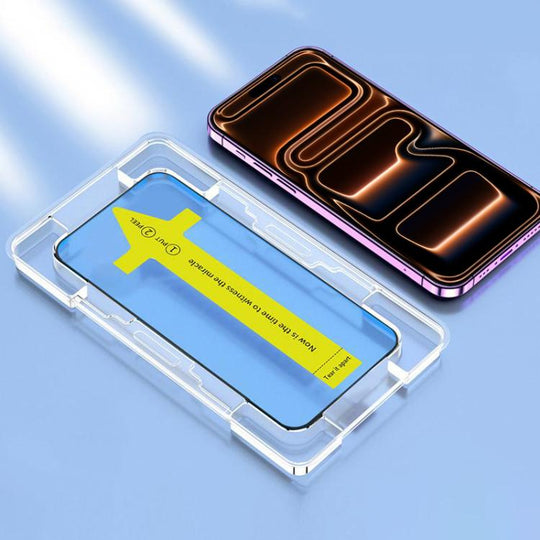 For iPhone 18 Pro Max / 17 Pro Max HD Fast Attach Dust-proof Anti-static Tempered Glass Film