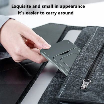 029 Desktop Portable Folding Aluminum Alloy Phone Holder(Silver) - Desktop Holder by buy2fix | Online Shopping UK | buy2fix