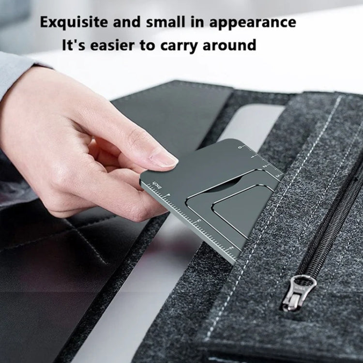 029 Desktop Portable Folding Aluminum Alloy Phone Holder(Red) - Desktop Holder by buy2fix | Online Shopping UK | buy2fix