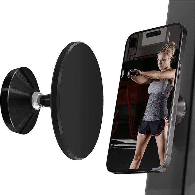 ZF015 Magnetic Suction Lazy Aluminum Alloy Phone Holder(Black) - Lazy Bracket by buy2fix | Online Shopping UK | buy2fix