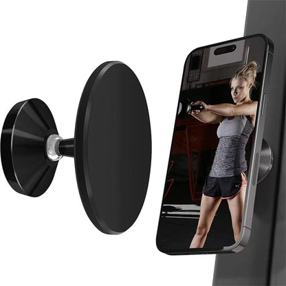 ZF015 Magnetic Suction Lazy Aluminum Alloy Phone Holder(Black) - Lazy Bracket by buy2fix | Online Shopping UK | buy2fix