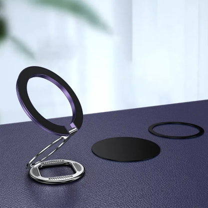 ZF039 Folding MagSafe Magnetic Ring Buckle Holder(Purple) - Ring Holder by buy2fix | Online Shopping UK | buy2fix