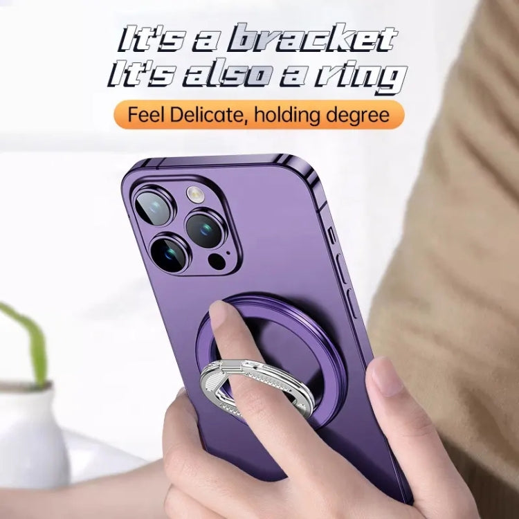 ZF039 Folding MagSafe Magnetic Ring Buckle Holder(Blue) - Ring Holder by buy2fix | Online Shopping UK | buy2fix