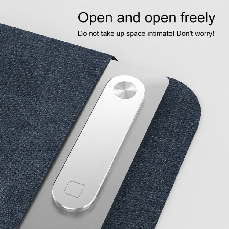 Multifunctional Portable Folding Magnetic Aluminum Alloy Phone Holder(Black) - Lazy Bracket by buy2fix | Online Shopping UK | buy2fix