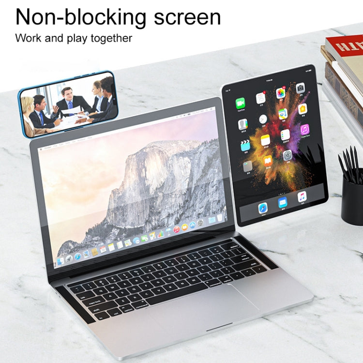 Multifunctional Portable Folding Magnetic Aluminum Alloy Phone Holder(Green) - Lazy Bracket by buy2fix | Online Shopping UK | buy2fix