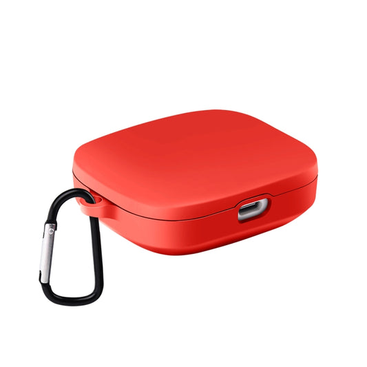 For Xiaomi Redmi Buds 5 Shockproof TPU Earphone Protective Case with Hook(Red) - Xiaomi Earphone Case by buy2fix | Online Shopping UK | buy2fix