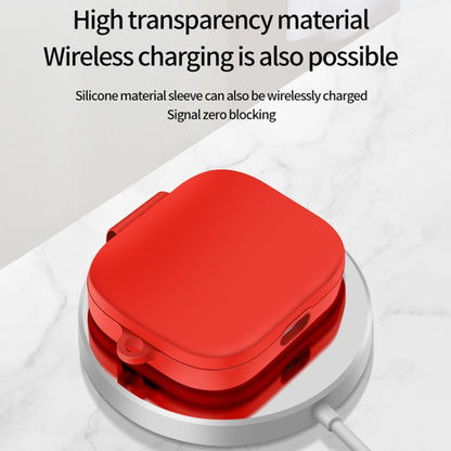 For Xiaomi Redmi Buds 5 Shockproof TPU Earphone Protective Case with Hook(Red) - Xiaomi Earphone Case by buy2fix | Online Shopping UK | buy2fix