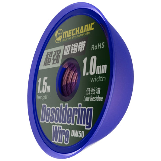 Mechanic DW50 1.5m Super Strong Tin Absorption Strip, Width:1.0mm - Welding Wire by MECHANIC | Online Shopping UK | buy2fix