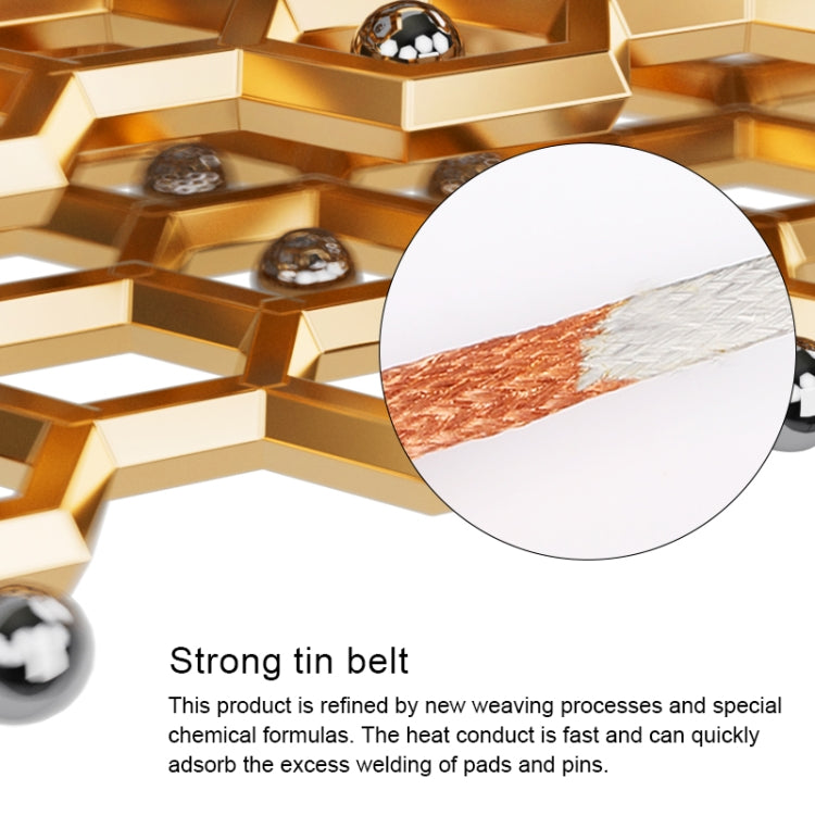 Mechanic DW50 1.5m Super Strong Tin Absorption Strip, Width:1.0mm - Welding Wire by MECHANIC | Online Shopping UK | buy2fix