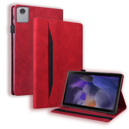 For Lenovo Tab M11 / Xiaoxin Pad 11 2024 2025 Business Shockproof Horizontal Flip Leather Tablet Case(Red) - Lenovo by buy2fix | Online Shopping UK | buy2fix