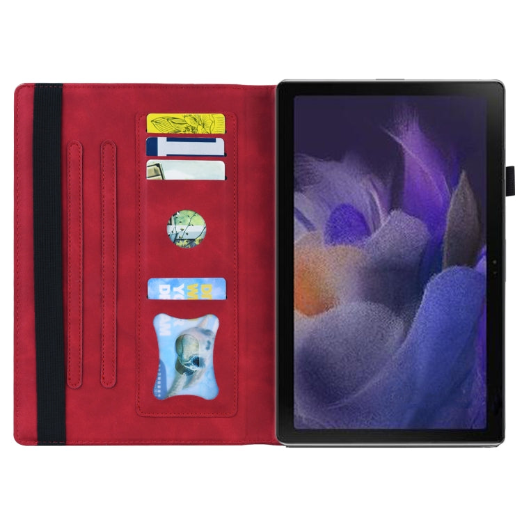 For Lenovo Tab M11 / Xiaoxin Pad 11 2024 2025 Business Shockproof Horizontal Flip Leather Tablet Case(Red) - Lenovo by buy2fix | Online Shopping UK | buy2fix