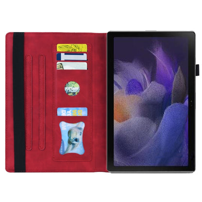 For Lenovo Tab M11 / Xiaoxin Pad 11 2024 2025 Business Shockproof Horizontal Flip Leather Tablet Case(Red) - Lenovo by buy2fix | Online Shopping UK | buy2fix