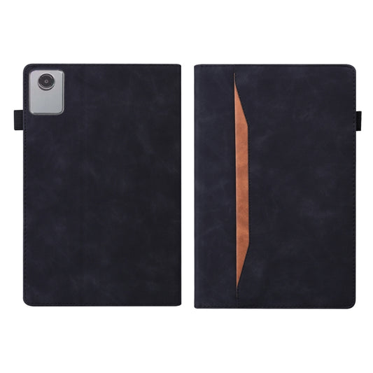 For Lenovo Tab M11 / Xiaoxin Pad 11 2024 2025 Business Shockproof Horizontal Flip Leather Tablet Case(Black) - Lenovo by buy2fix | Online Shopping UK | buy2fix