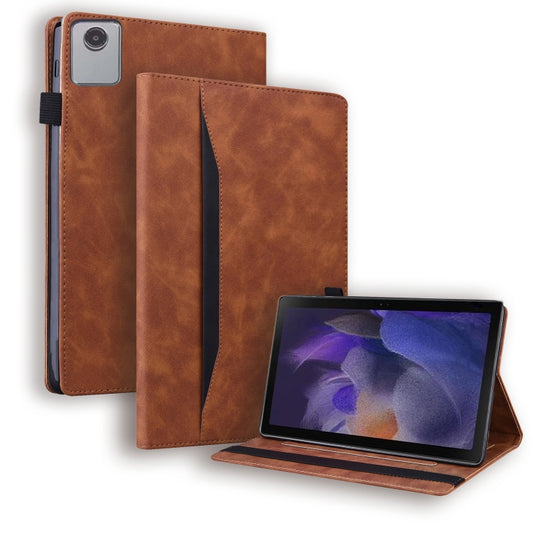 For Lenovo Tab M11 / Xiaoxin Pad 11 2024 2025 Business Shockproof Horizontal Flip Leather Tablet Case(Brown) - Lenovo by buy2fix | Online Shopping UK | buy2fix