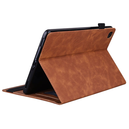 For Lenovo Tab M11 / Xiaoxin Pad 11 2024 2025 Business Shockproof Horizontal Flip Leather Tablet Case(Brown) - Lenovo by buy2fix | Online Shopping UK | buy2fix