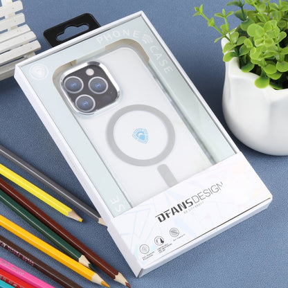 For iPhone 15 Pro Max DFANS DESIGN Magsafe Magnetic Phone Case(Transparent) by DFANS DESIGN