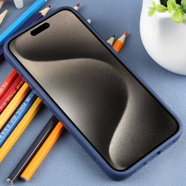 For iPhone 15 Pro Max DFANS DESIGN Frosted Magsafe Magnetic Holder Phone Case(Blue) - iPhone 15 Pro Max Cases by DFANS DESIGN | Online Shopping UK | buy2fix