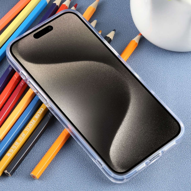 For iPhone 15 Pro DFANS DESIGN Frosted Magsafe Magnetic Holder Phone Case(Transparent) - iPhone 15 Pro Cases by DFANS DESIGN | Online Shopping UK | buy2fix