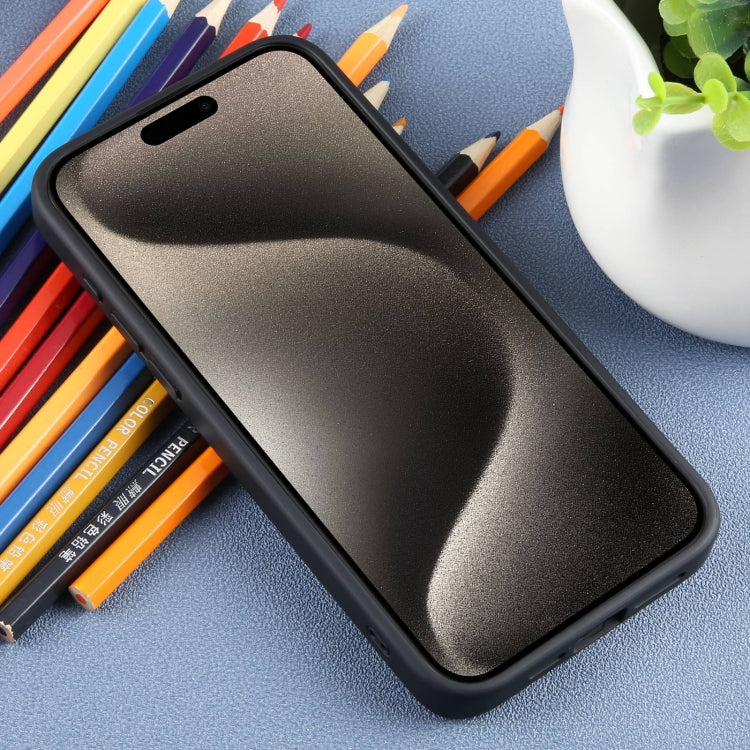 For iPhone 15 Pro DFANS DESIGN Frosted Magsafe Magnetic Holder Phone Case(Black) - iPhone 15 Pro Cases by DFANS DESIGN | Online Shopping UK | buy2fix