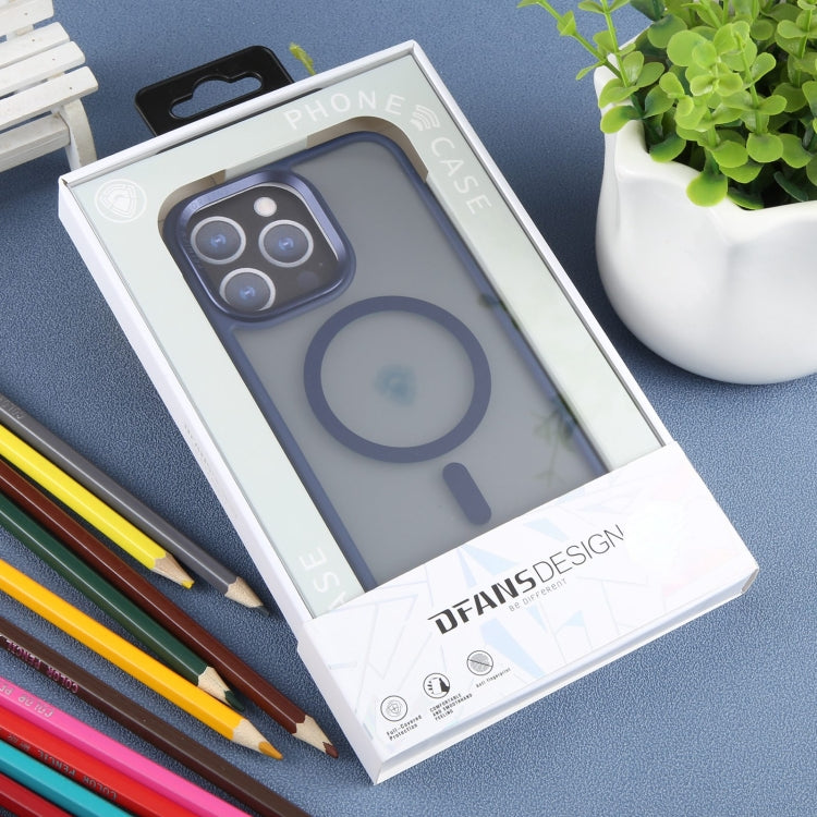 For iPhone 15 Pro Max DFANS DESIGN Magsafe Magnetic Phone Case(Blue) by DFANS DESIGN