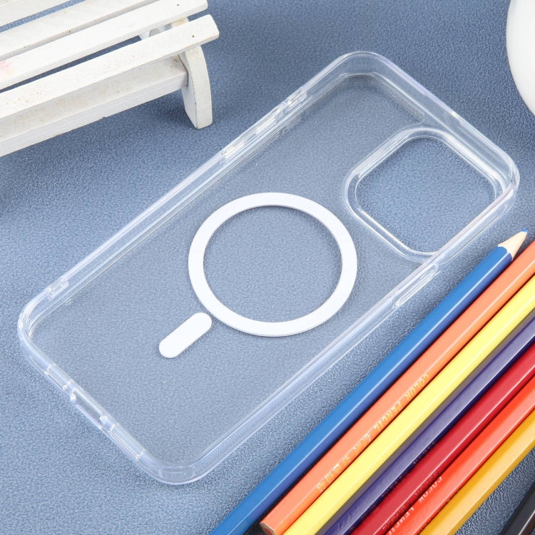 For iPhone 15 Pro Max DFANS DESIGN Magsafe Magnetic Phone Case(Transparent) by DFANS DESIGN