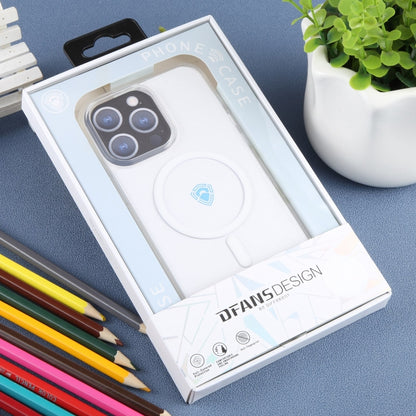 For iPhone 15 Pro Max DFANS DESIGN Magsafe Magnetic Phone Case(Transparent) by DFANS DESIGN