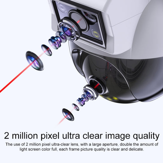 Yesido KM12 2.0MP Dual Lens Full Color HD Camera, Specification:UK Plug - Wireless Camera by Yesido | Online Shopping UK | buy2fix