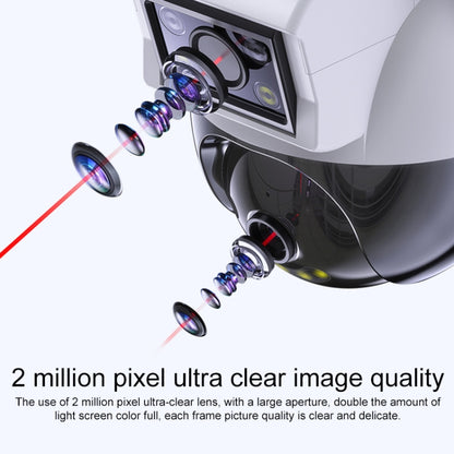 Yesido KM12 2.0MP Dual Lens Full Color HD Camera, Specification:EU Plug - Wireless Camera by Yesido | Online Shopping UK | buy2fix