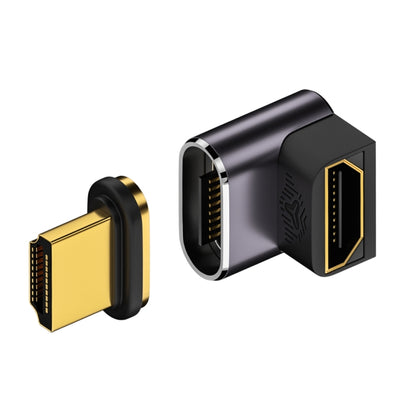 8K 60Hz HDTV to HDTV Magnetic Adapter, 3D Curved Female Vertical Reverse Side by buy2fix