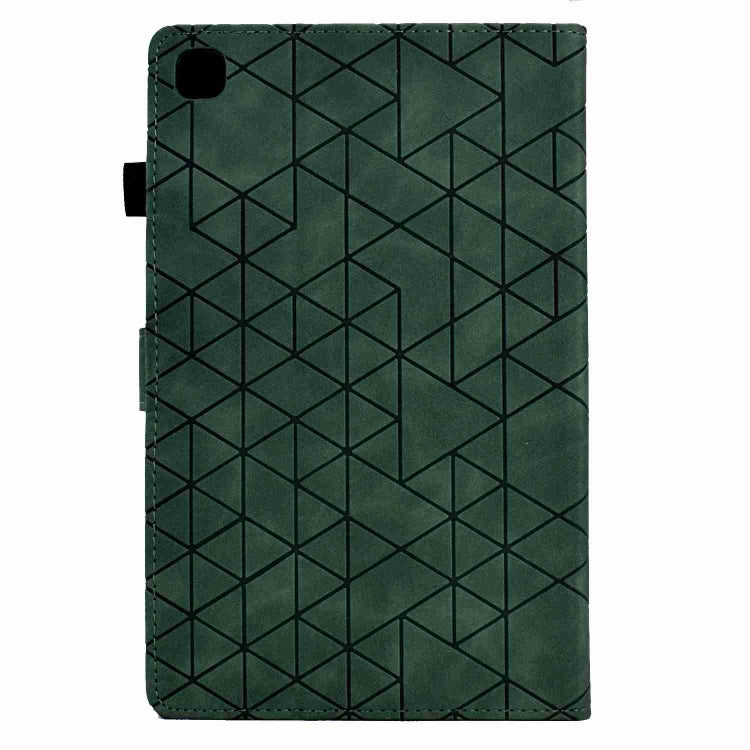 For Samsung Galaxy Tab S6 Lite P610 Rhombus TPU Smart Leather Tablet Case(Green) by buy2fix